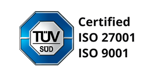 ISO 27001, ISO 9001 Certified