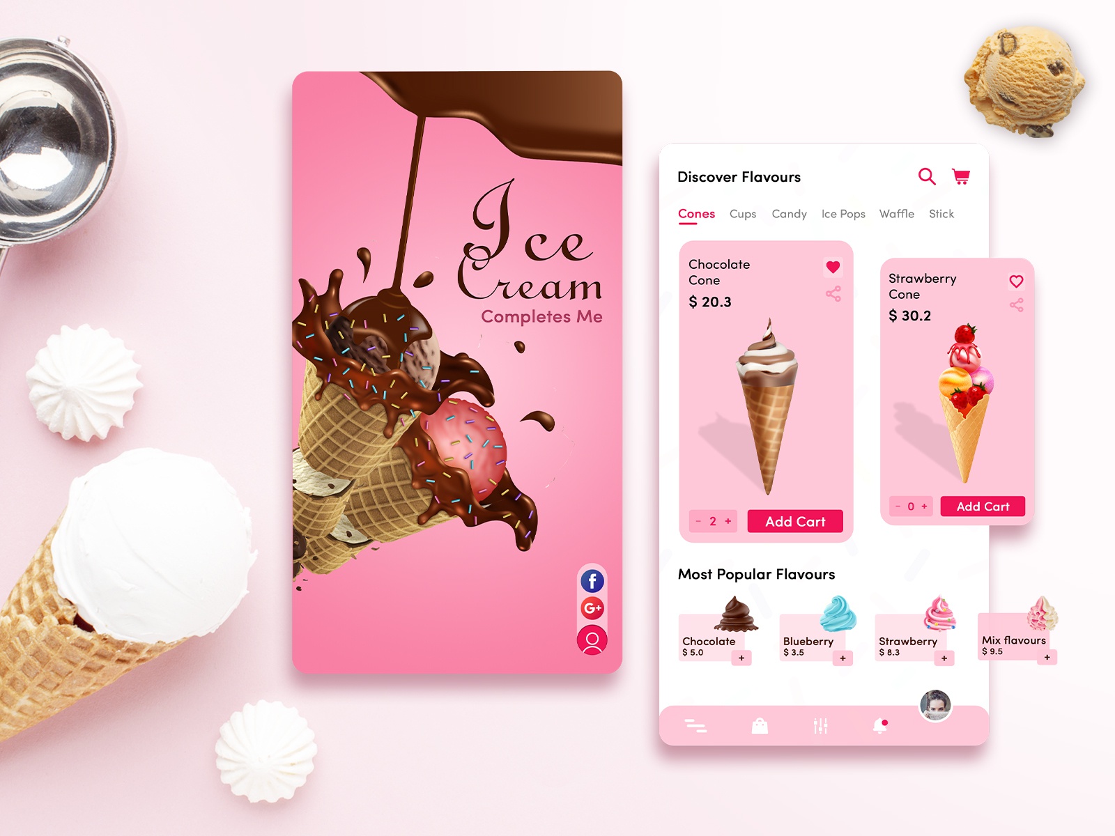 Ice Cream Store Application