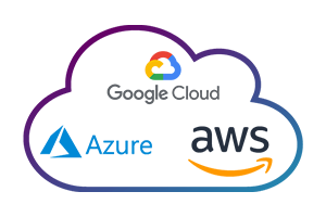 AWS, GCP, Azure Clouds