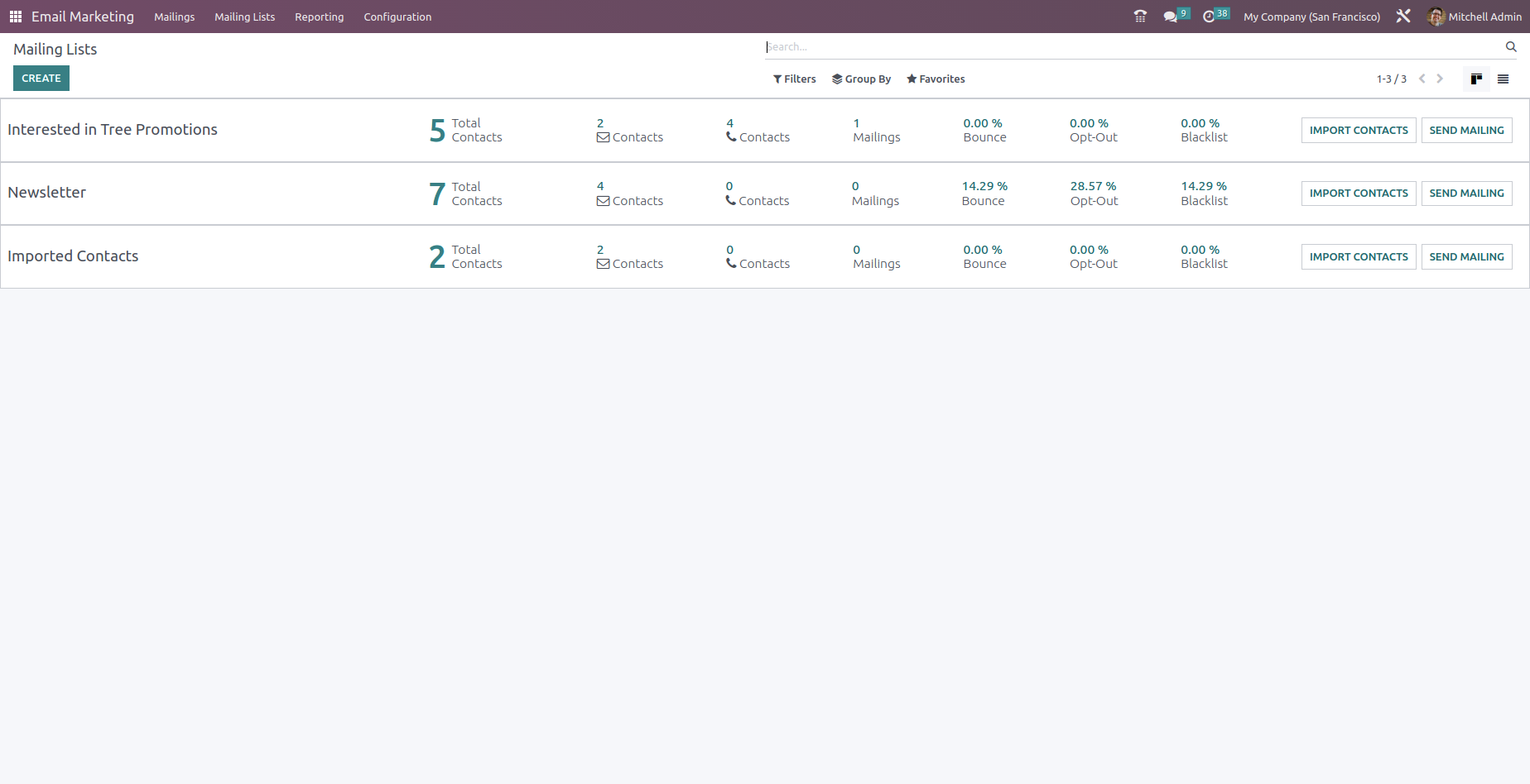 Email Marketing Module in Odoo 16