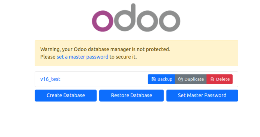 Set Master Password in Odoo-1