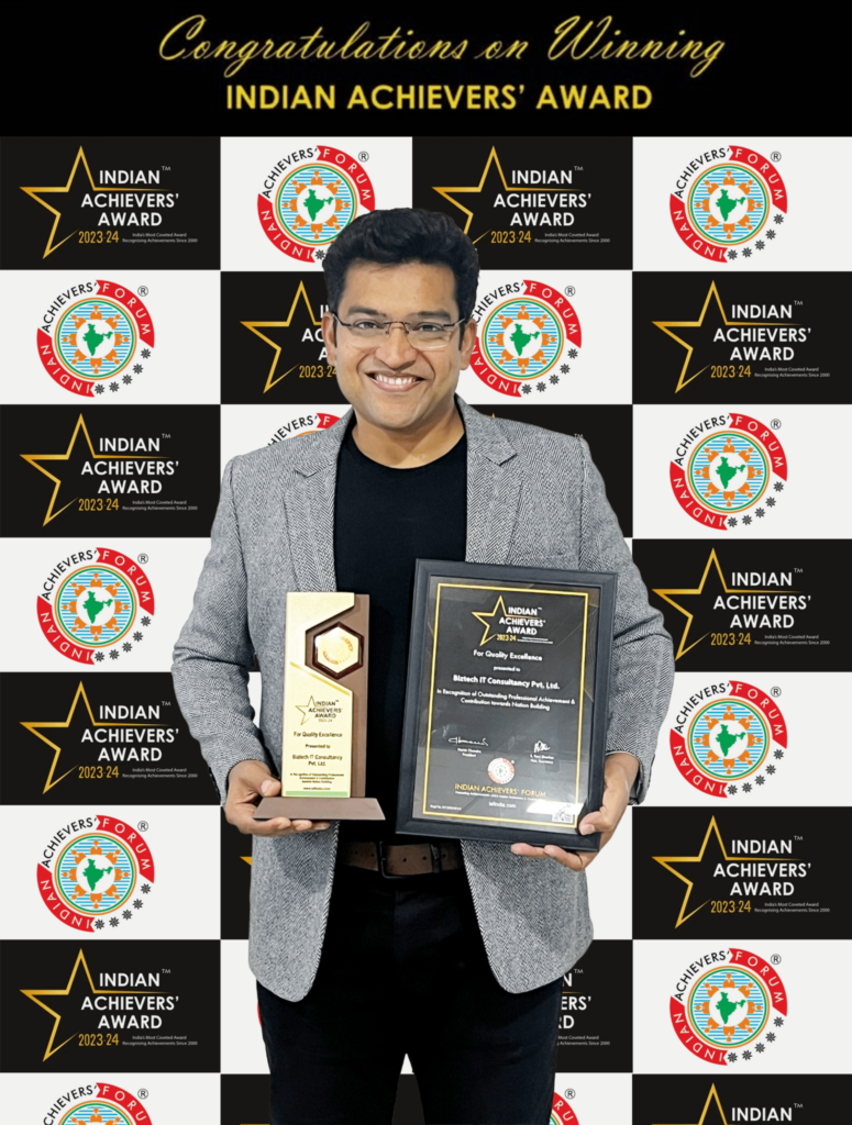 BiztechCS Wins Indian Achievers’ Award