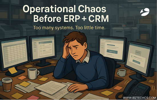 Before ERP + CRM