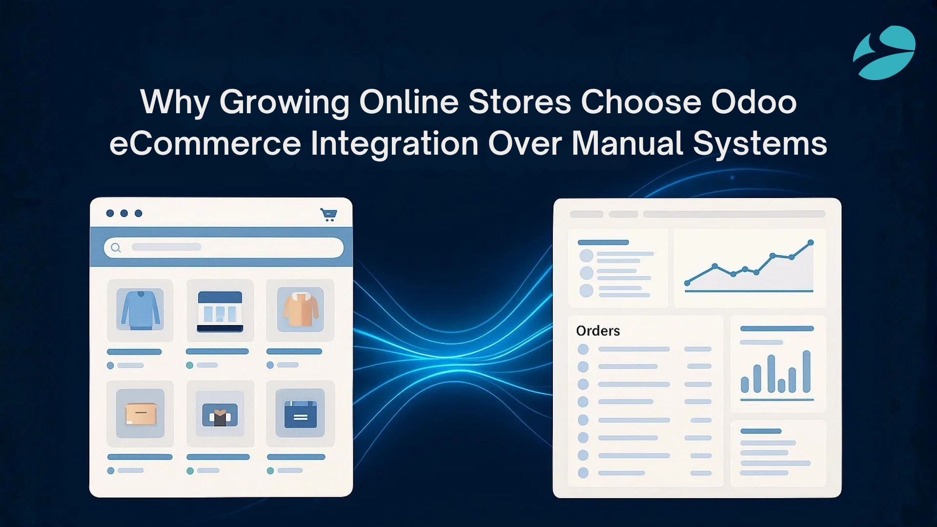 Why Growing Online Stores Choose Odoo eCommerce Integration Over Manual Systems