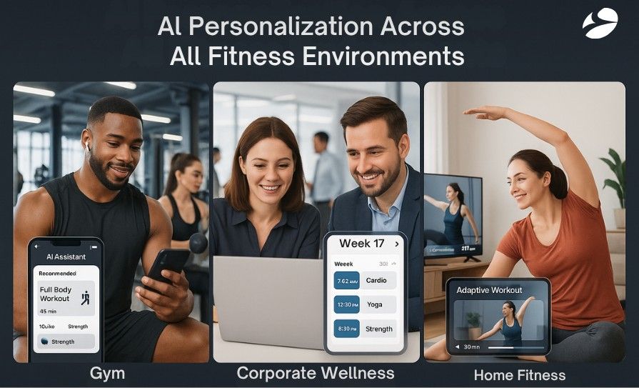 AI personalization across all fitness environments