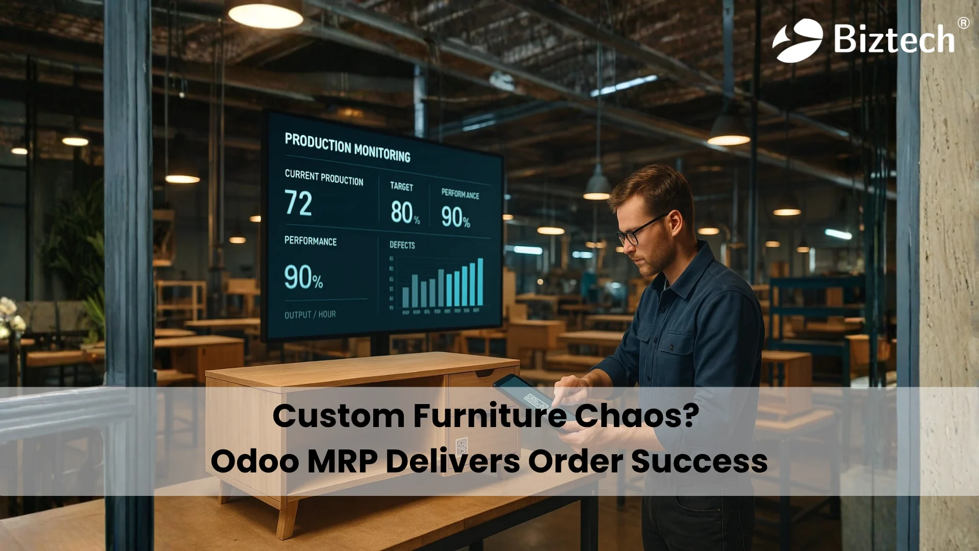 Custom Furniture Chaos? Odoo MRP Delivers Order Success