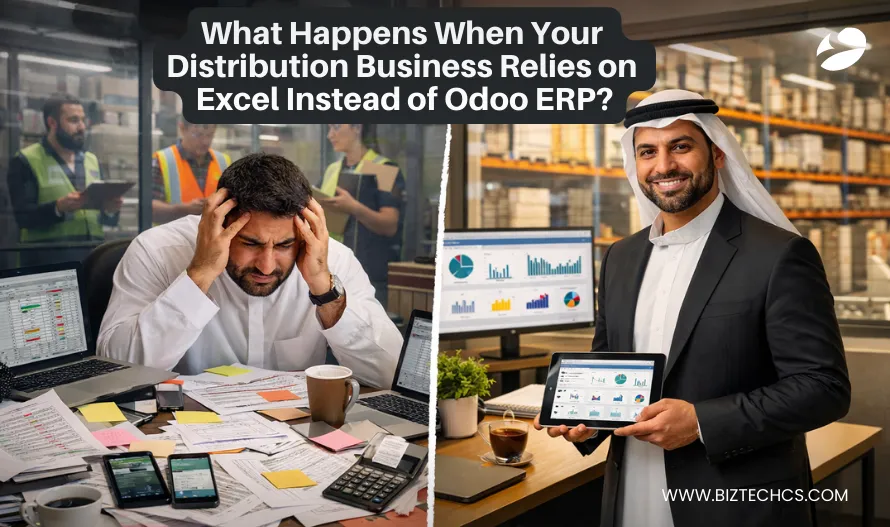 What Happens When Your Distribution Business Relies on Excel Instead of Odoo ERP?
