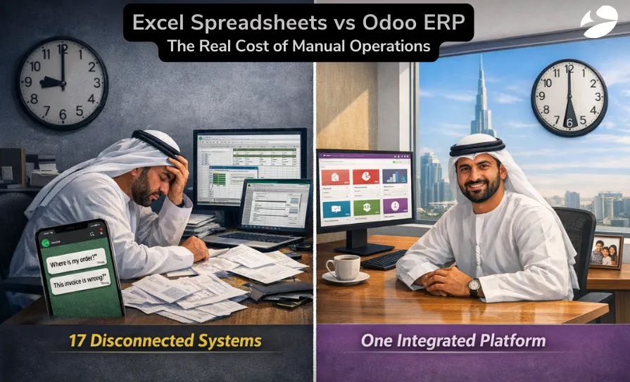 Excel Spreadsheet vs Odoo ERP