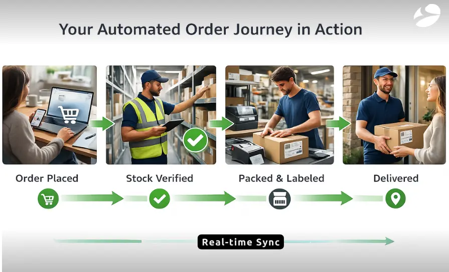 Automated order journey