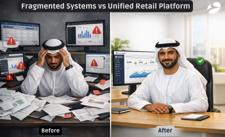 Fragmented System vs Unified Retail Platform