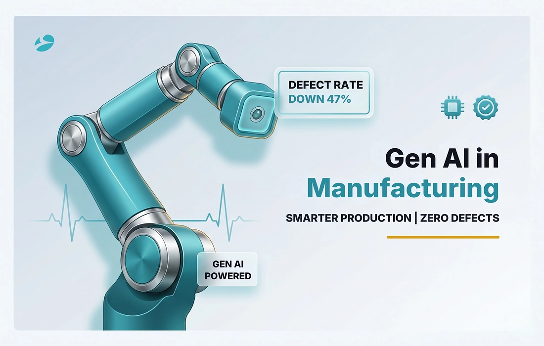 Key Benefits of Implementing Gen AI Solutions for the Manufacturing Industry