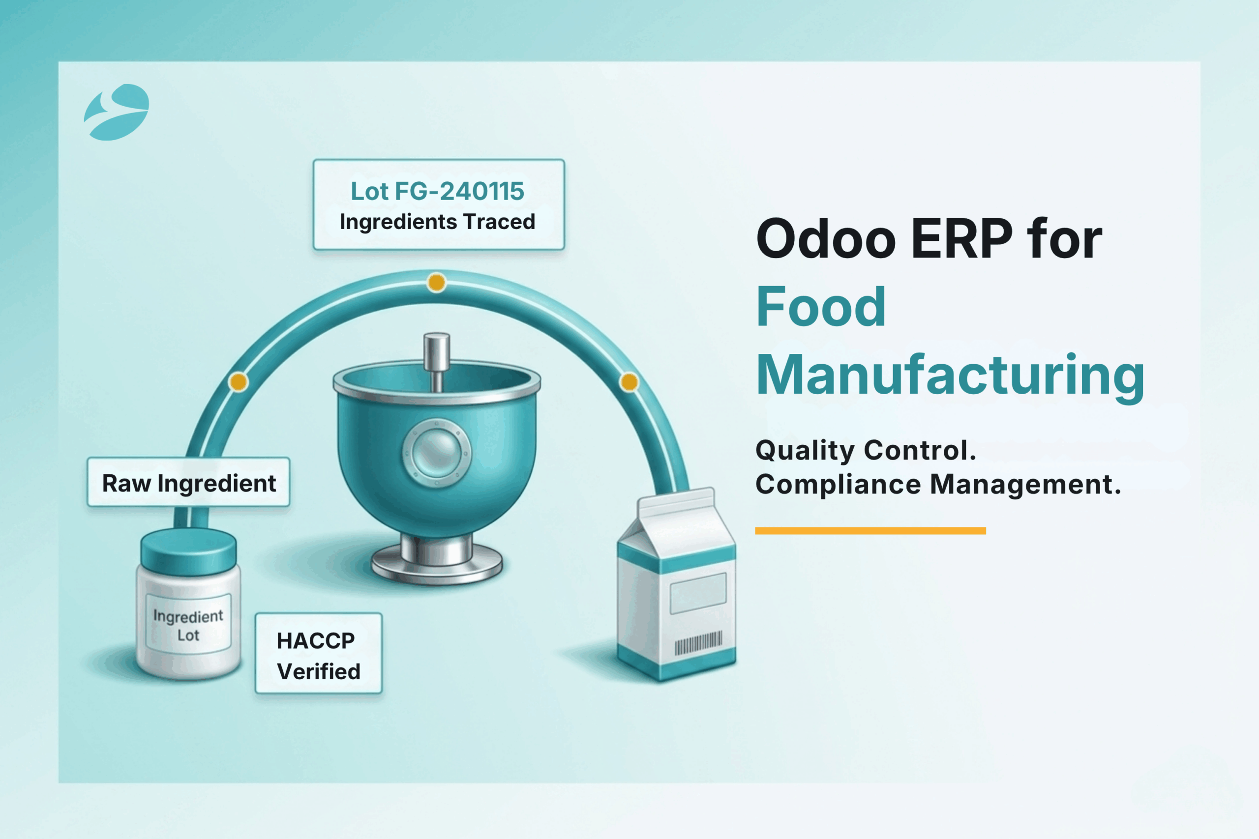 Odoo ERP for Food Manufacturing: Lot Tracking, Quality Control & Compliance Made Easy